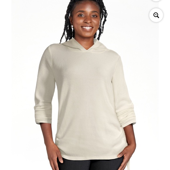 No Boundaries juniors Ruched Long sleeve Hoodie - Picture 6 of 6